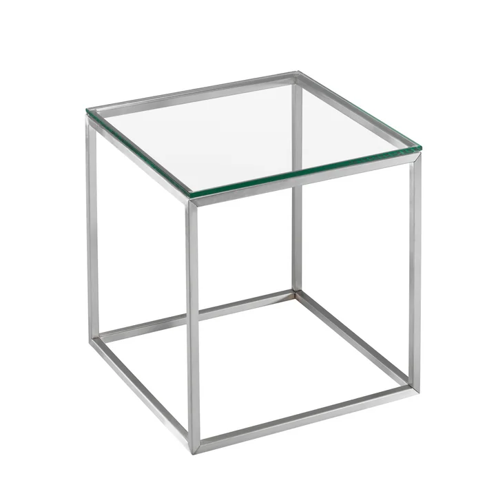 The Less H 10 coffee table from Hans Hansen, clear