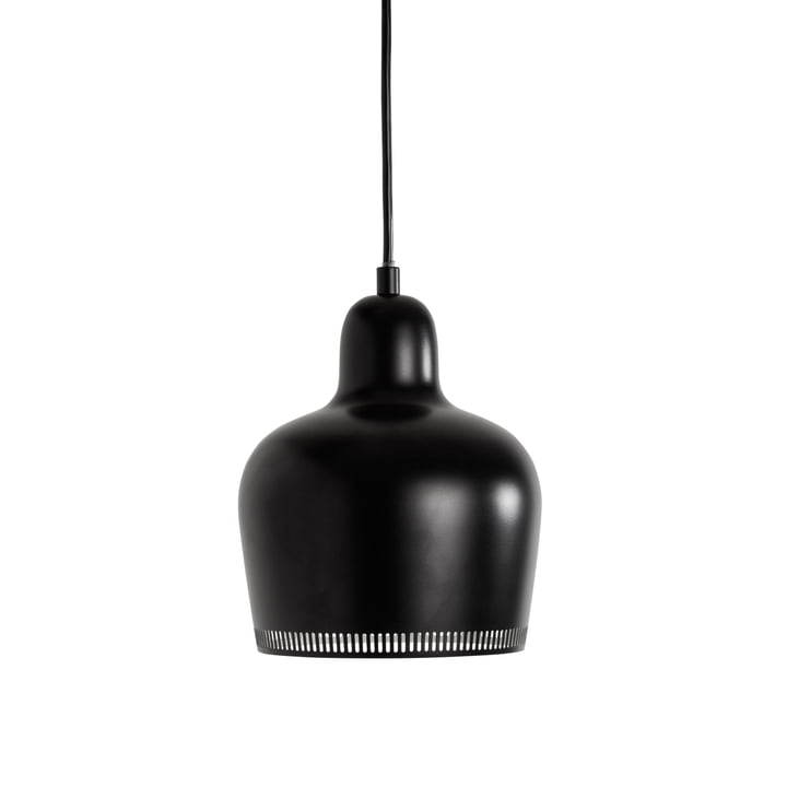 The pendant lamp A 330S Golden Bell from Artek , black