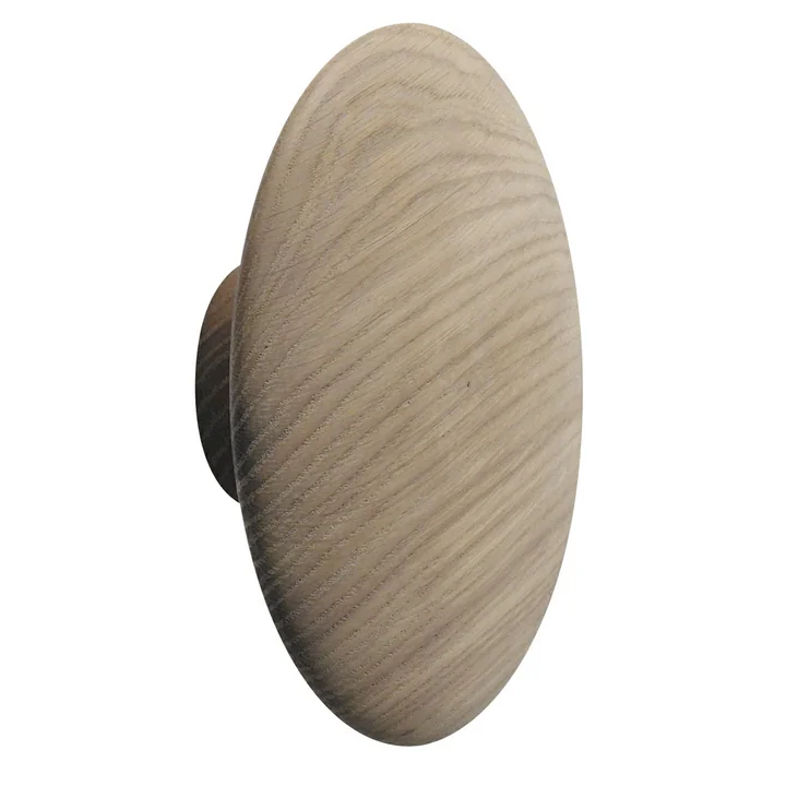 Wall hook " The Dots " single large of Muuto in oak nature