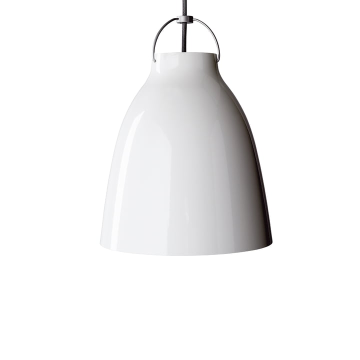 Caravaggio P1 Pendant Lamp by Fritz Hansen in glossy white