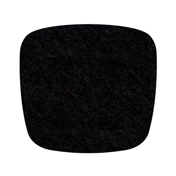 Hey Sign - Felt-Cover Eames Plastic Armchair, black 5mm AR