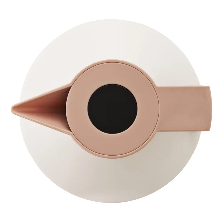 Normann Copenhagen - Geo Thermos flask, white - Top