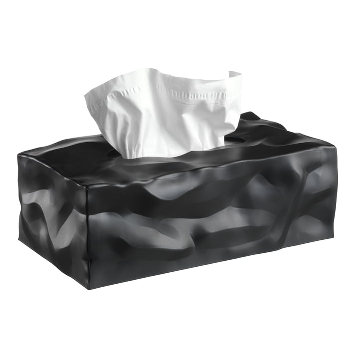 Wipy 2 -Cube cloth box from Essey in black