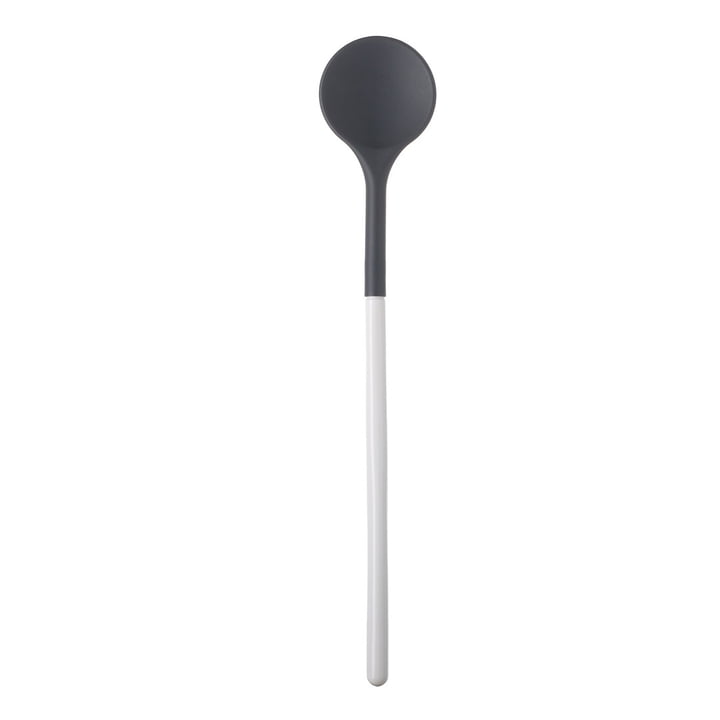 Optima Round spoon from Rosti in white