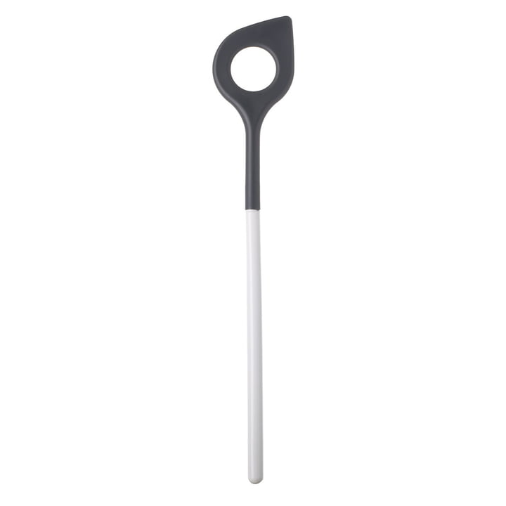 Optima Pointed spoon with hole from Rosti in white