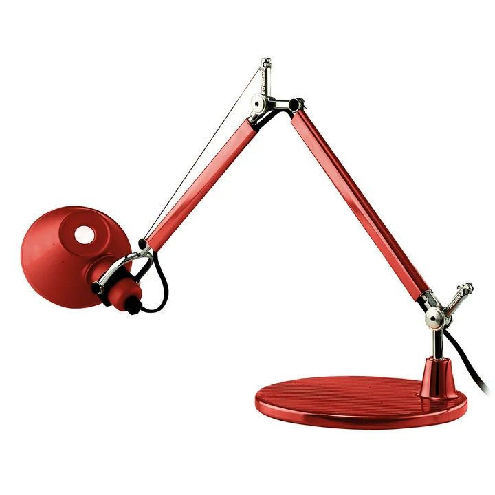 Tolomeo Micro Table lamp from Artemide in red