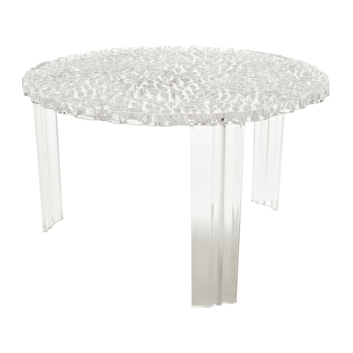 Kartell - T-Table, height 28 cm, clear