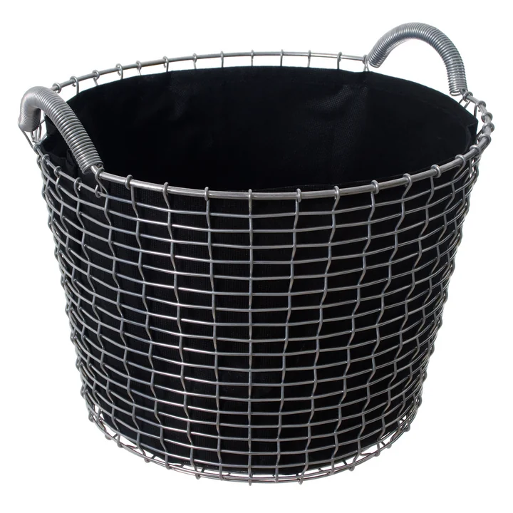 Classic 24 Wire Basket by Korbo with Plant Bag