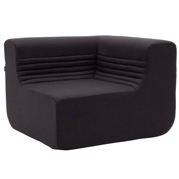 Softline - Loft Indoor modular sofa, corner unit, felt dark grey