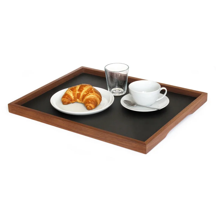 Tray Basic L - with decoration from side by side