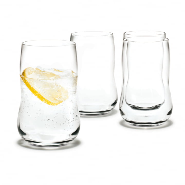 Future drinking glasses 37cl, transparent - pack of 4 from Holmegaard