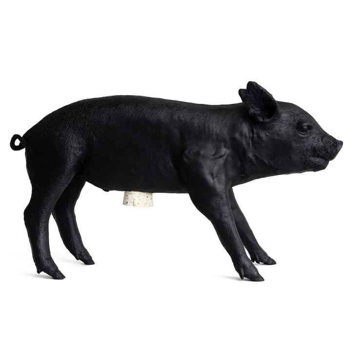 The Pig Bank Piggybank from Areaware , black matt