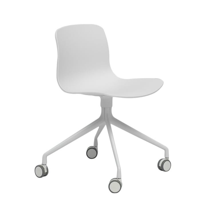 Hay - About A Chair AAC 14, Aluminium polished white / white