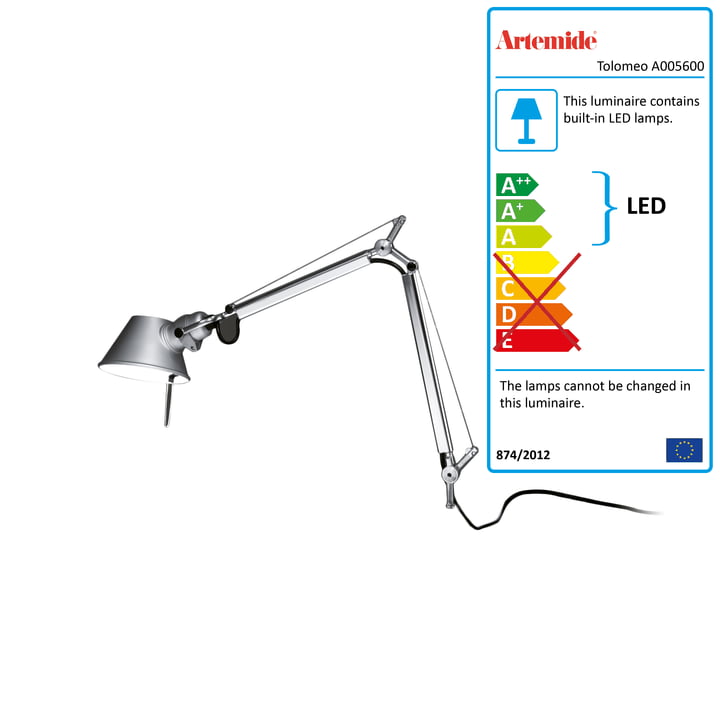 Mini LED table lamp by Artemide