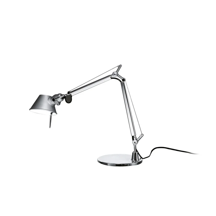 Tolomeo Mini LED table lamp from Artemide in the finish aluminum