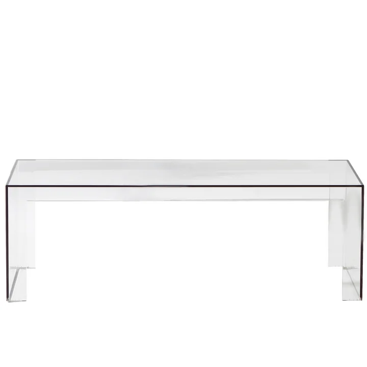 Invisible Side Side table H 40cm, crystal clear from Kartell