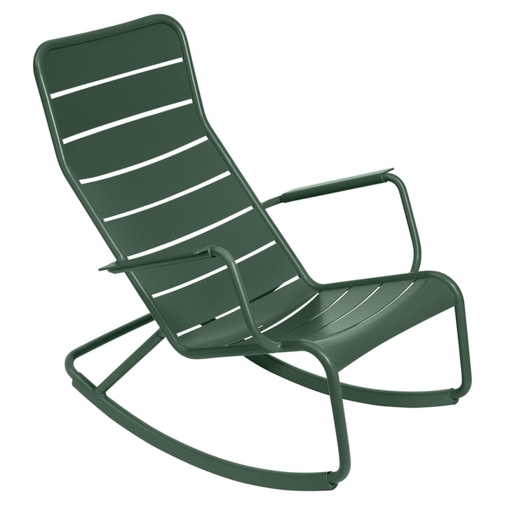 Luxembourg Rocking chair by Fermob in cedar green