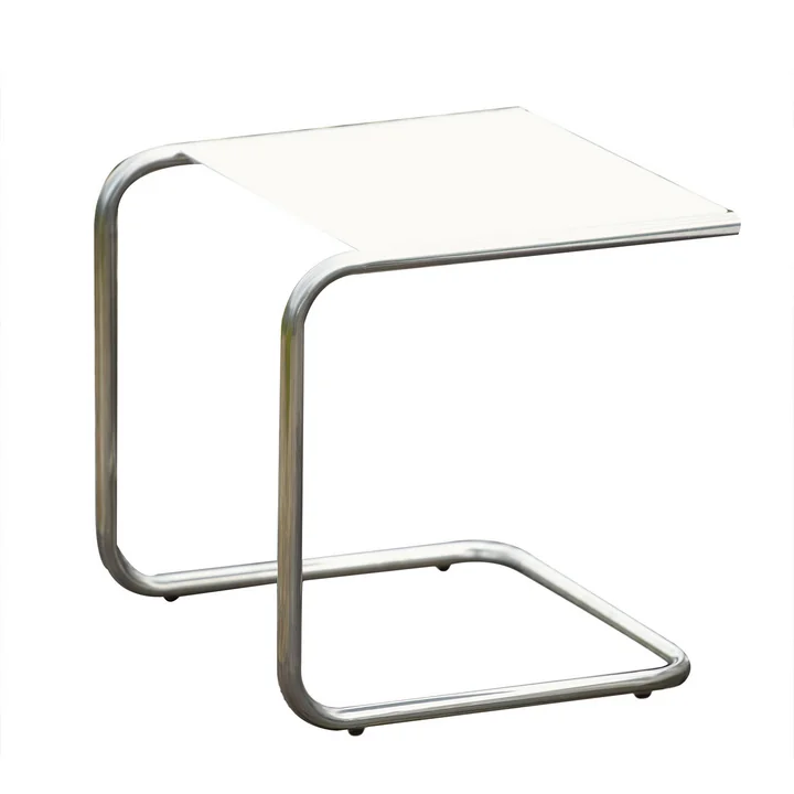 Fiam - Club Side table, aluminium / white