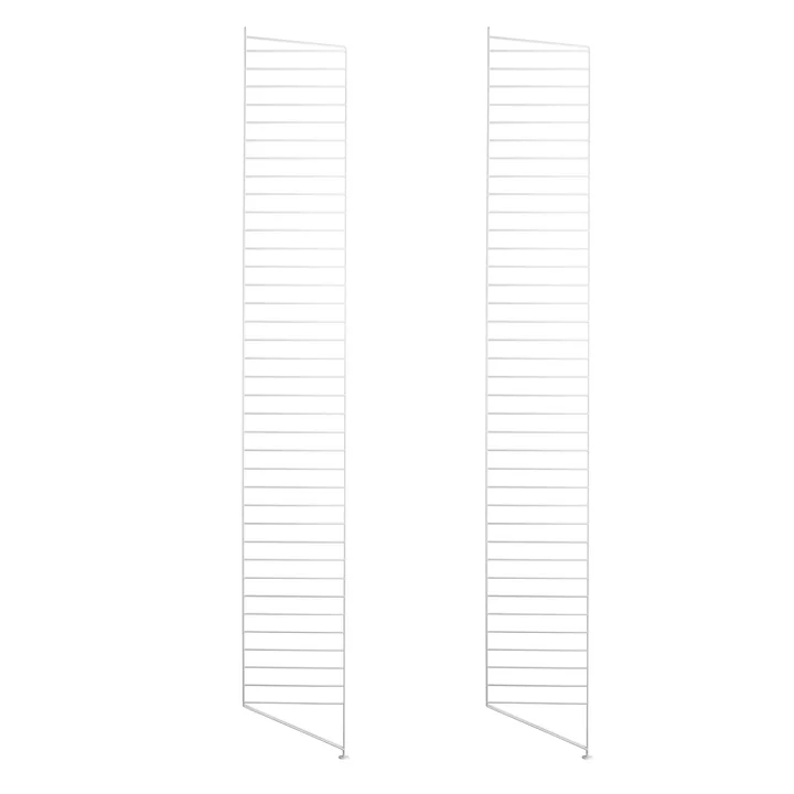 Bottom ladder for String shelf 200 x 30 cm (set of 2) from String in white