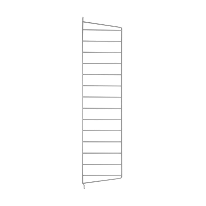 Wall ladder for string shelf 75 cm from string in grey