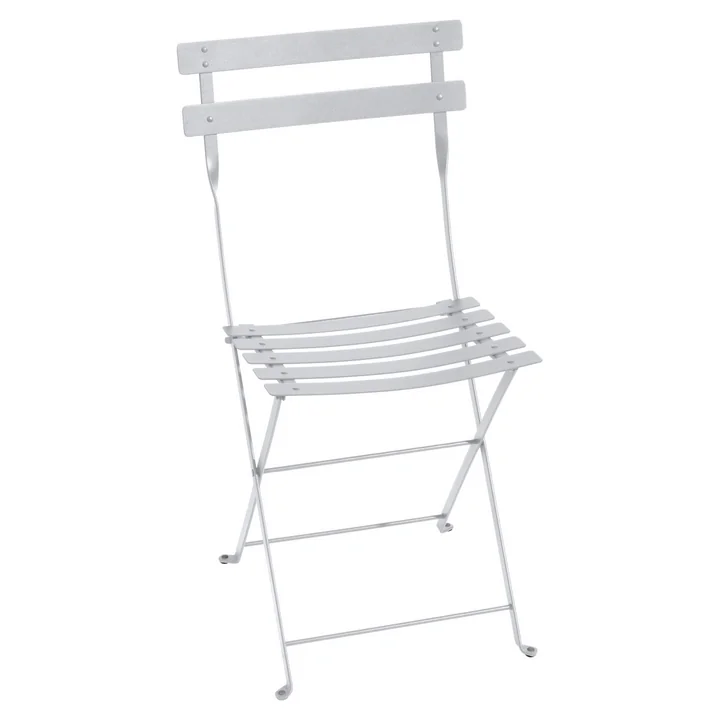 Bistro Folding chair from Fermob made of metal in cotton white