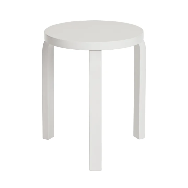 Artek - Stool 60 , white / white