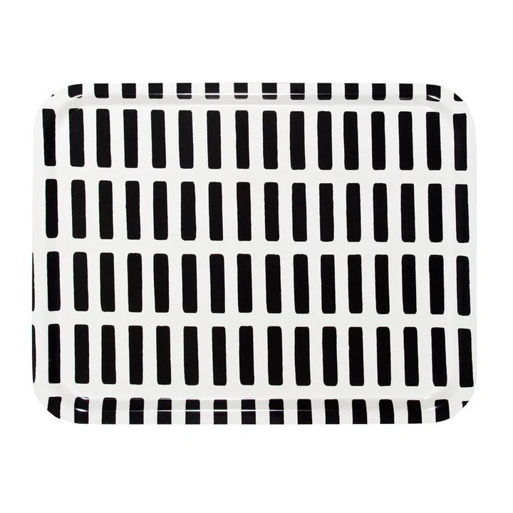 Siena Tablett large from Artek in the color white/ black