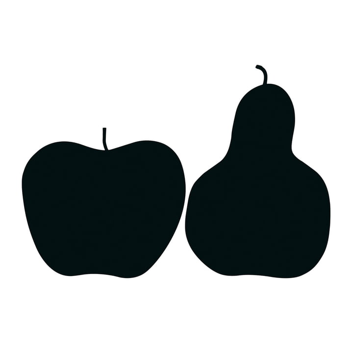 Danese Milano - graphic "Tre, la mela e la pera"