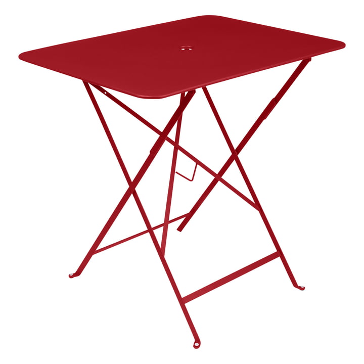 Bistro Folding table 77 x 57 cm from Fermob in poppy red