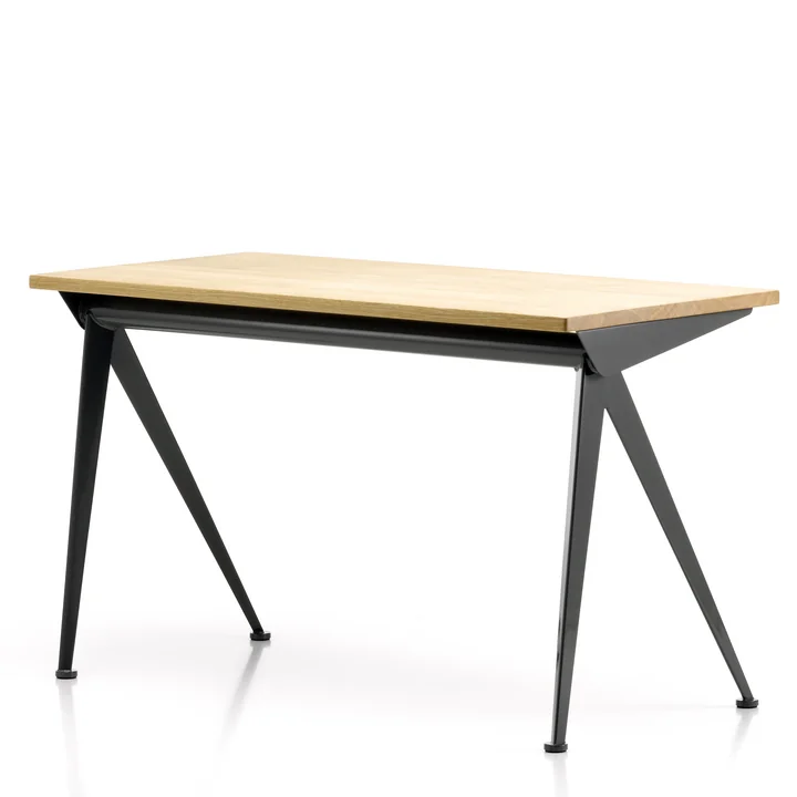 Compas Direction Table from Vitra in the finish natural oak / black