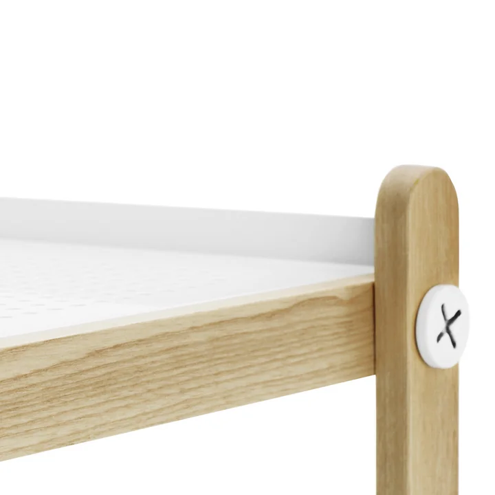 Normann Copenhagen - Sko shoe rack, white - corner, top