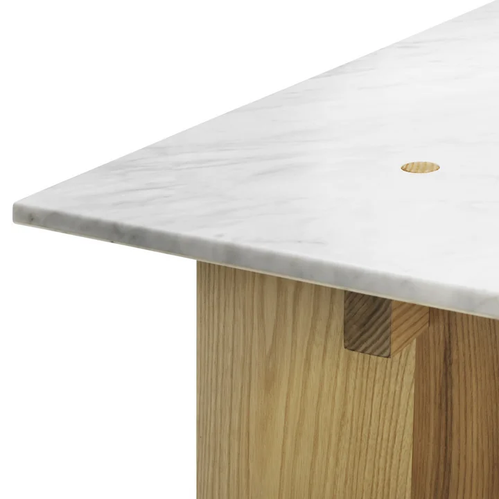 Normann Copenhagen - Solid coffee table - edge, marble