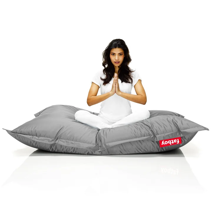 Beanbag Original - Situation woman on beanbag, gray from Fatboy