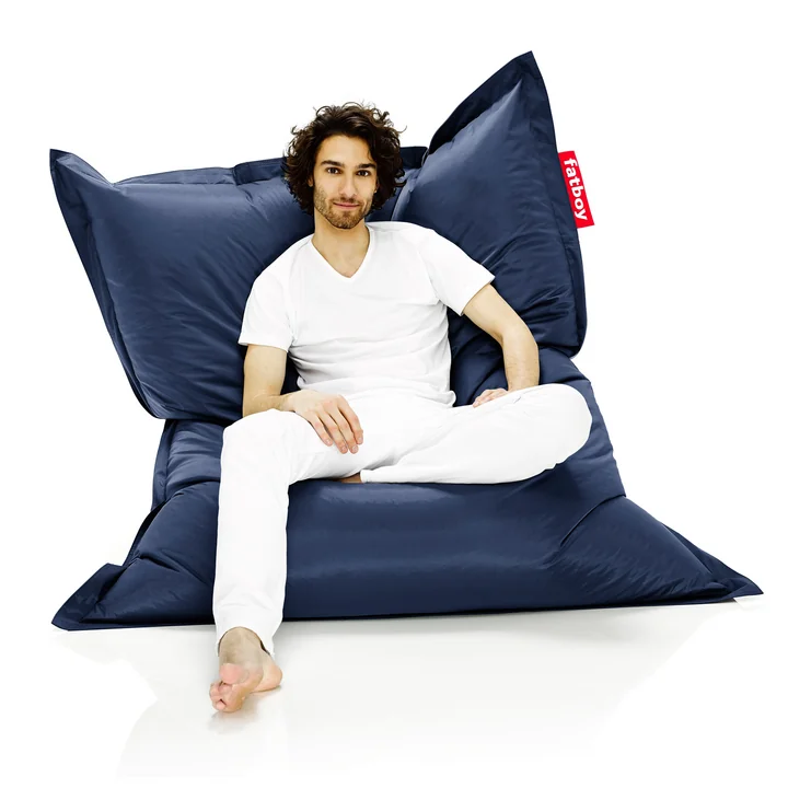 Beanbag Original - Situation man on beanbag, blue from Fatboy