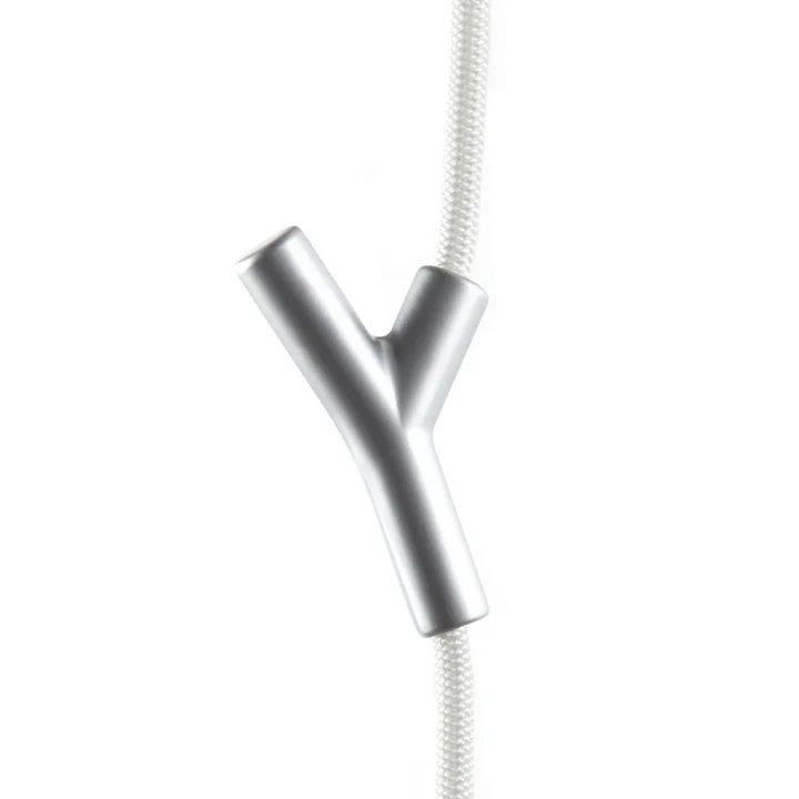 Wardrope Wardrobe rope from Authentics in white / chrome matt