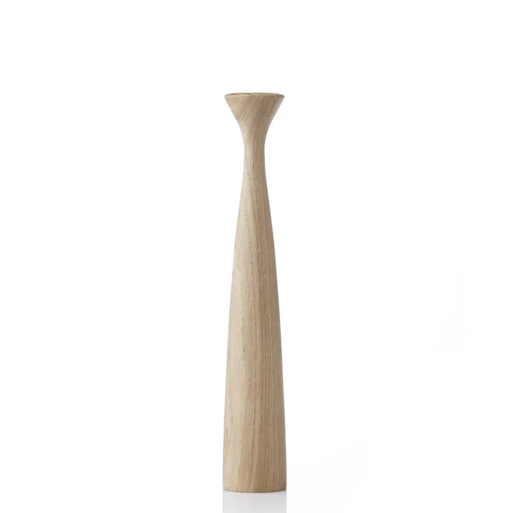 applicata - Blossom Candlestick, rose, oak