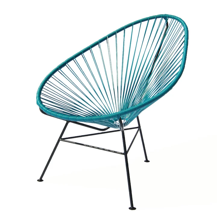 OK Design - The Acapulco Chair, petroleum blue