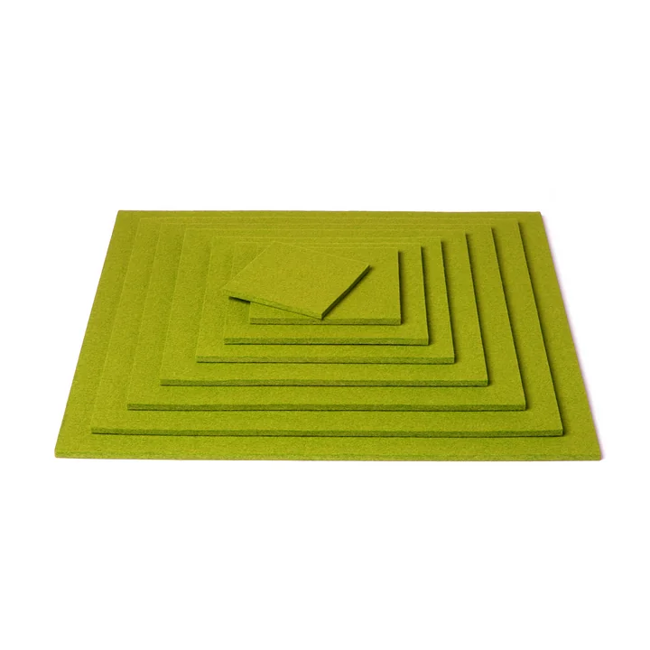 Hey Sign - Square trivet, verde - pile