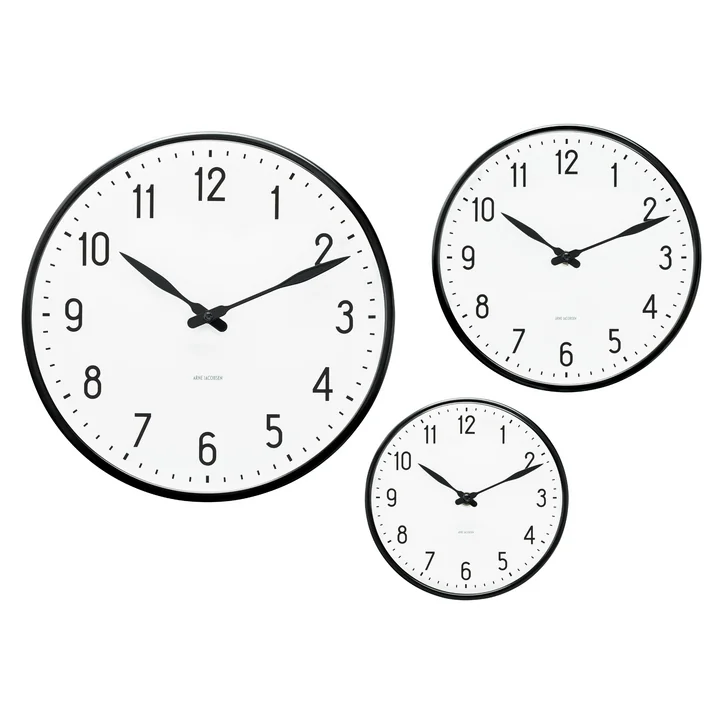 Rosendahl Timepieces - AJ Station wall clock - group, sizes