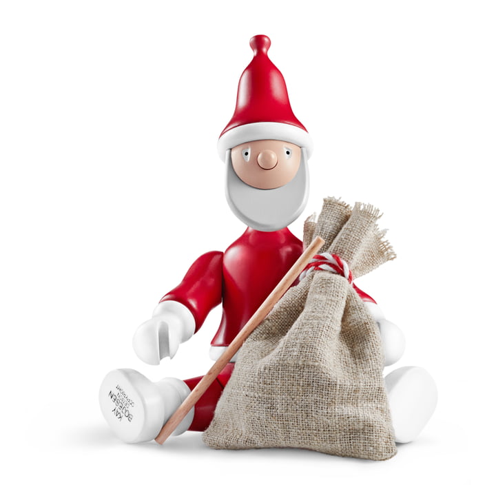 Santa Claus wooden figure for decorating and collecting