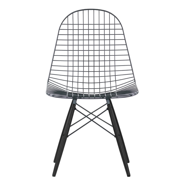 Vitra - Wire Chair DKW, maple black - Front