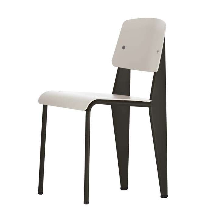 Vitra - Prouvé Standard SP chair, black / warm grey