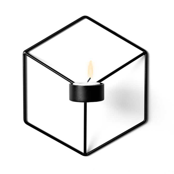POV Wall Tea Light Holder from Menu in black