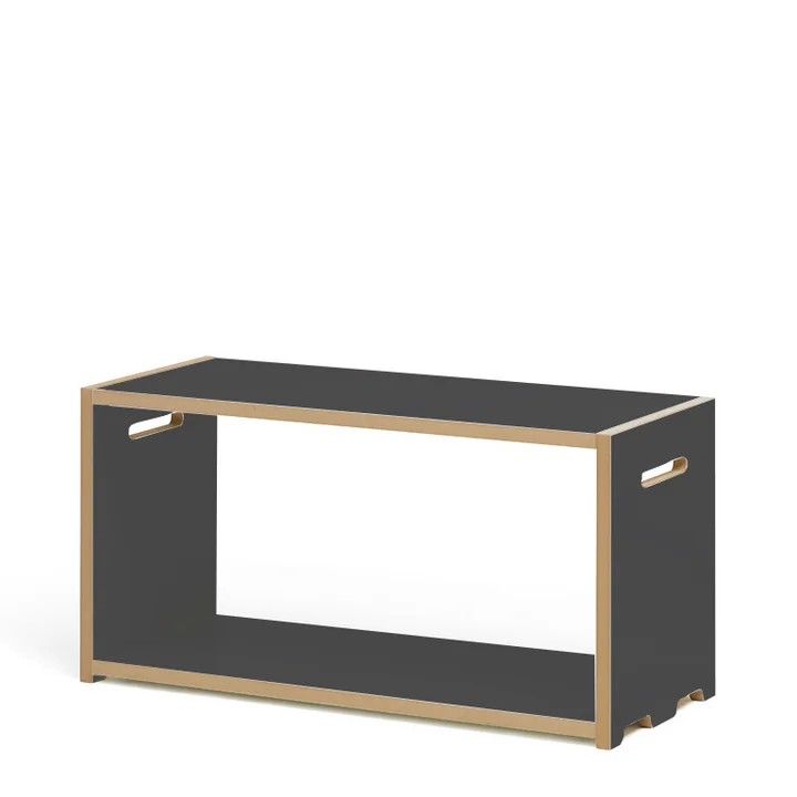 Hochstapler Shelving system basic module from Tojo in anthracite