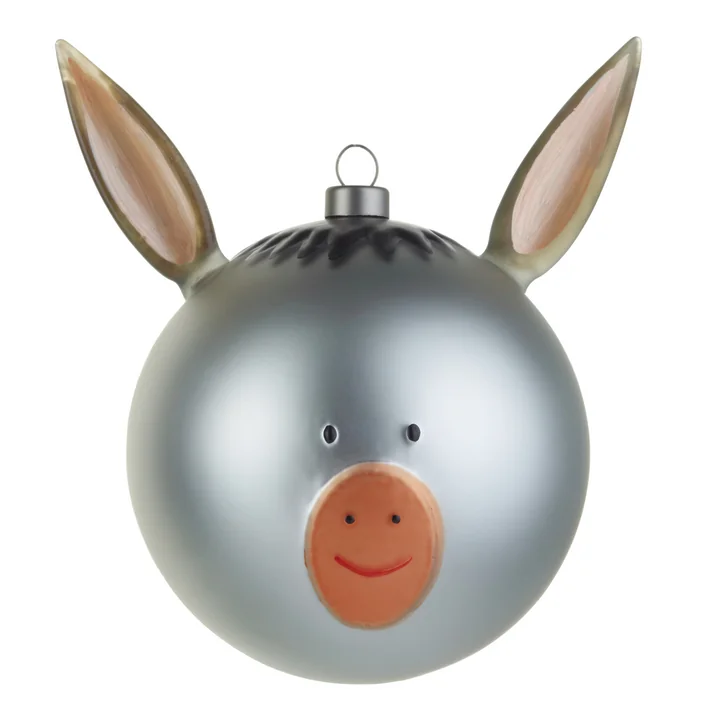 Asinello Christmas tree ball from A di Alessi