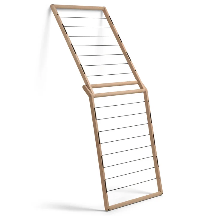 Skagerak - Dryp Clothes horse, oak - leaning