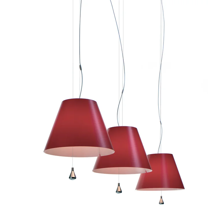 Luceplan - Costanza pendant lamp, red