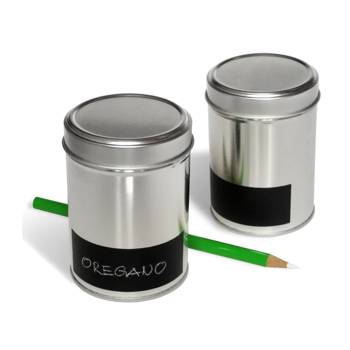 side by side - Spice Rack - with blackboars sticker