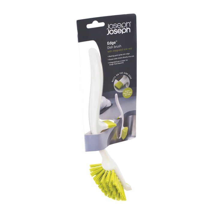 Joseph Joseph - Edge Dish Brush, white - package