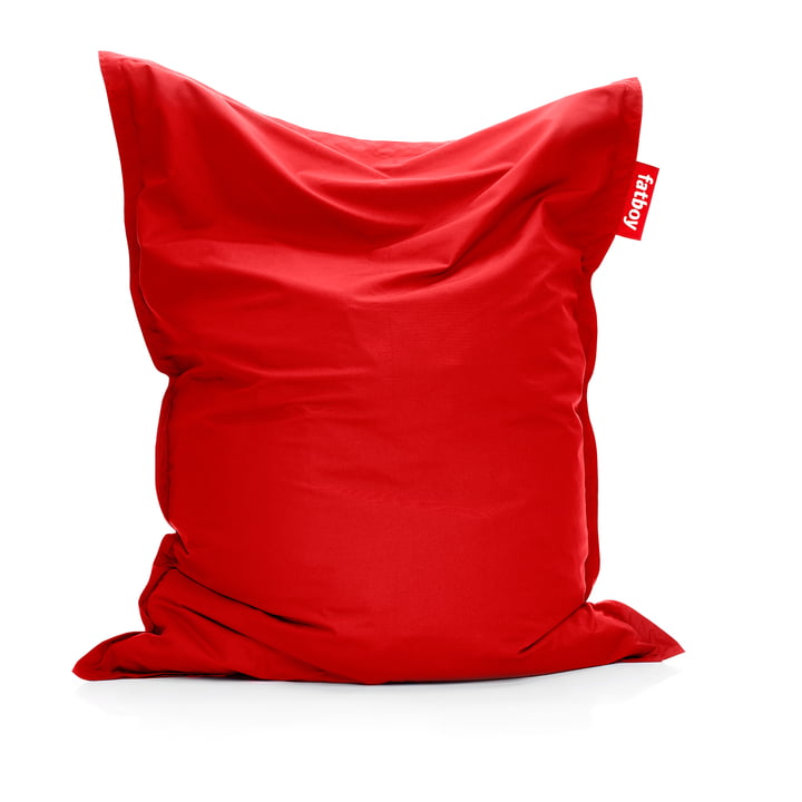 Original Outdoor Beanbag in red cytrus from Fatboy